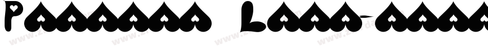 Perhaps Love字体转换